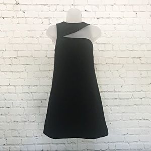 Abstract Cutout shift dress